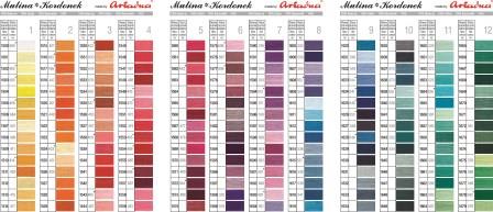 Katalog 330 kolorów muliny